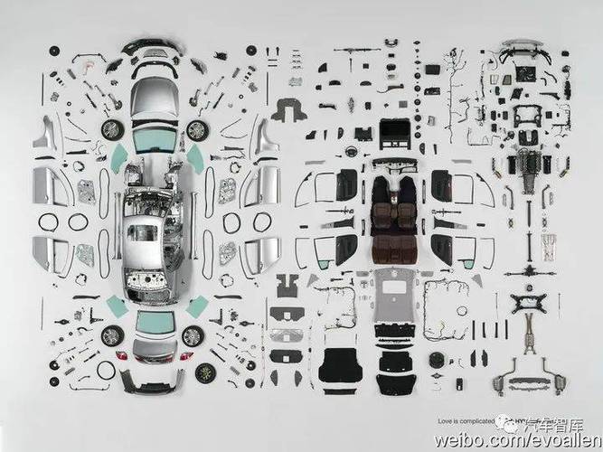 真正的汽车零部件爆炸图exploded view